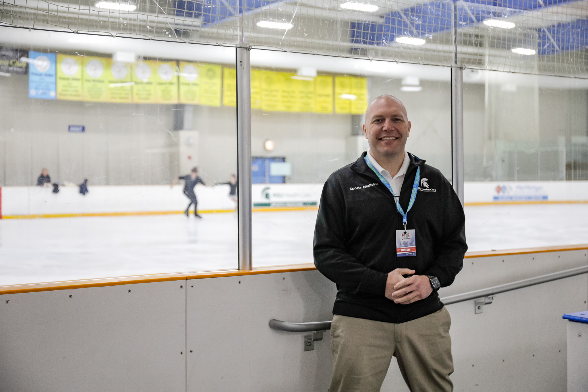 MSU Health Care Sports Medicine Announces Ice Rink Naming Rights Sponsorship with Black Bear Sports Group’s Biggby Coffee Ice Cube - East Lansing